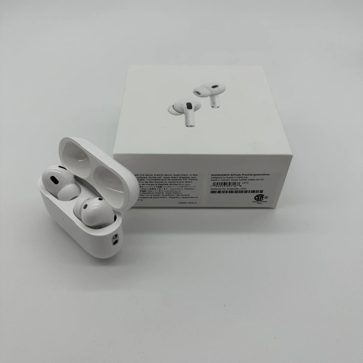 Top Version Apple AirPods Pro 2 with Wireless Charging Case (2nd Generation) - Original Quality
